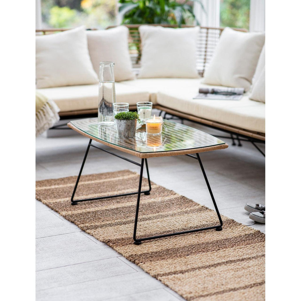 Hampstead Coffee Table - PE Bamboo-Coffee & Side Tables-Yester Home