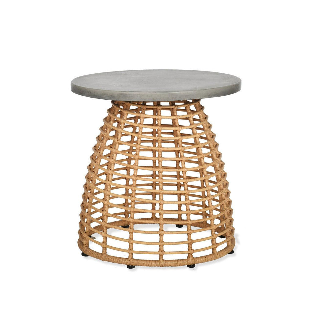 Hampstead Side Table - PE Bamboo-Coffee & Side Tables-Yester Home