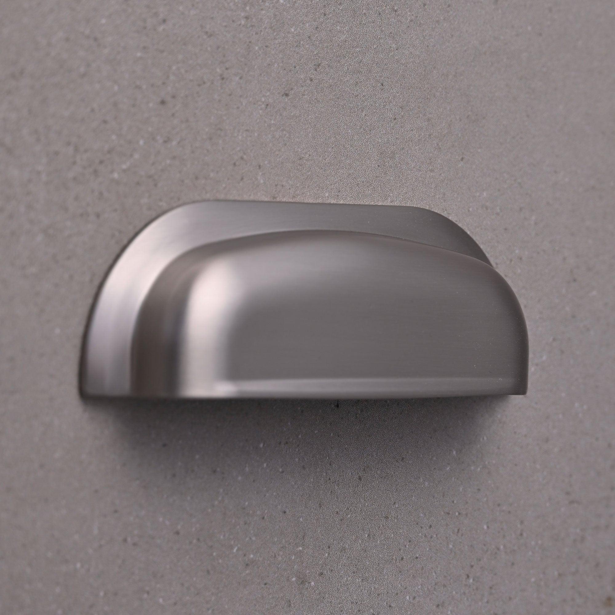 Hampton Brushed Satin Nickel Cupboard Handles-Cabinet Handles-Yester Home