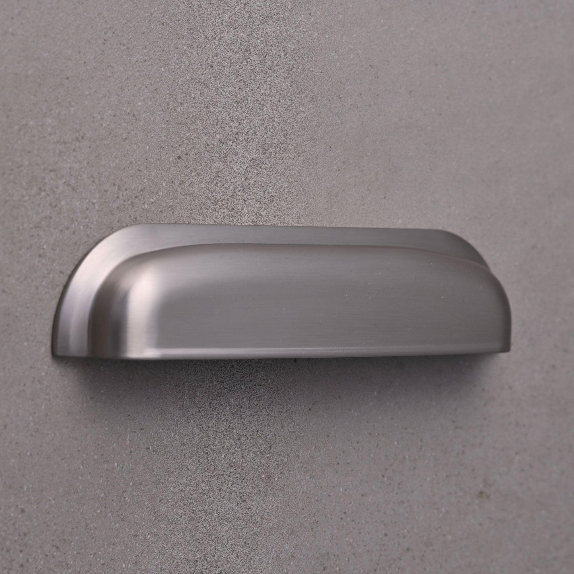 Hampton Brushed Satin Nickel Cupboard Handles-Cabinet Handles-Yester Home
