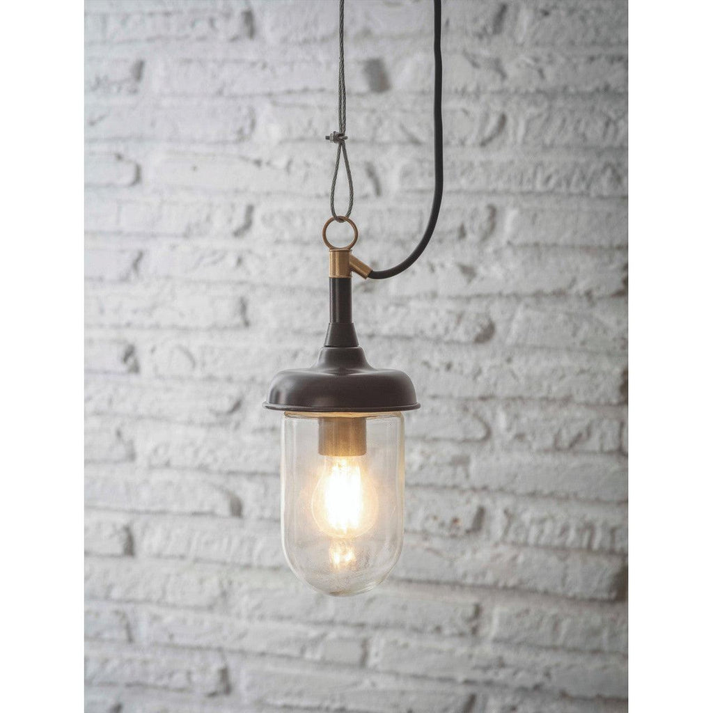 Harbour Outdoor Pendant in Carbon-Pendant Lights-Yester Home