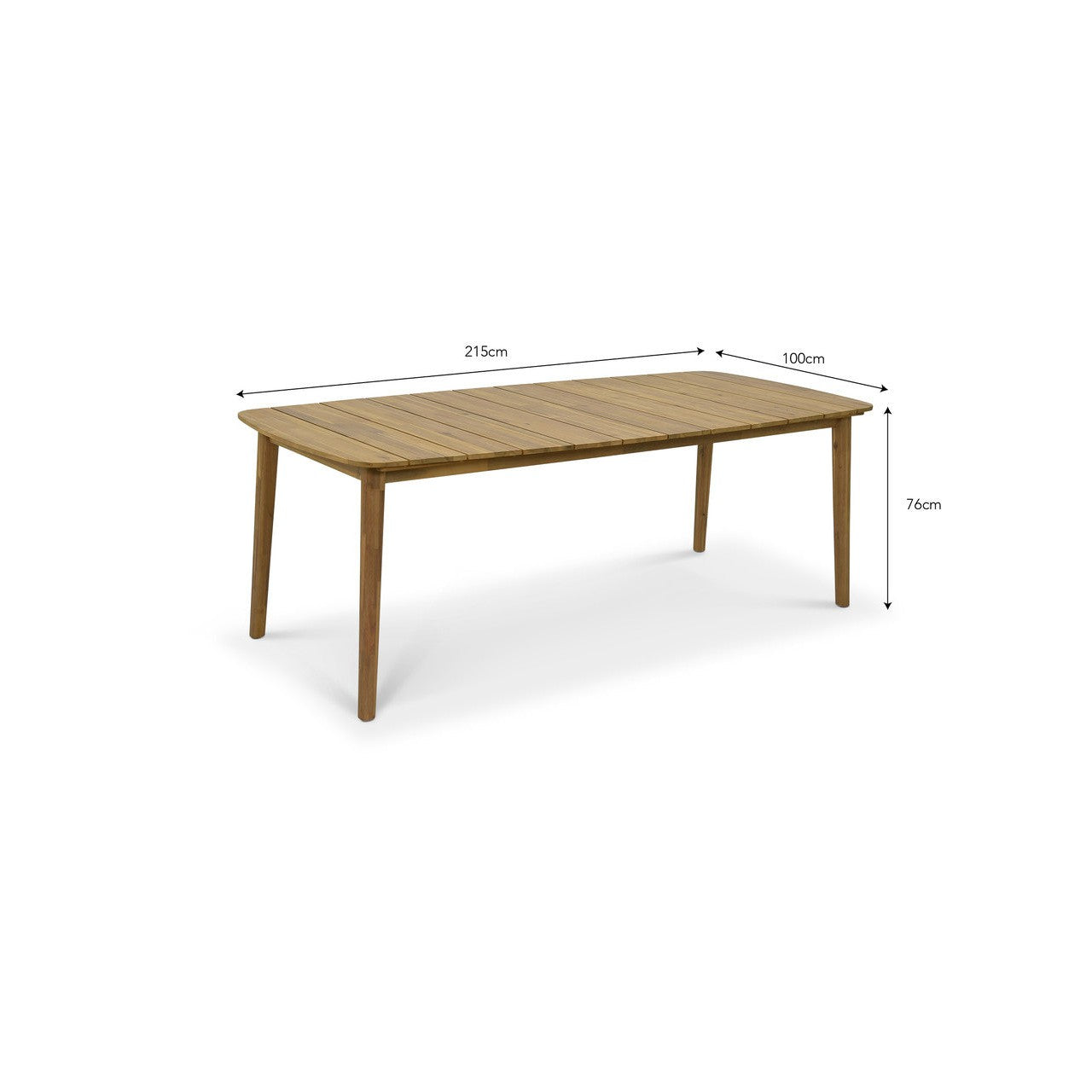 Harford Dining Table | Large | Natural - Outdoor Dining Tables & Sets - Garden Trading - Yester Home