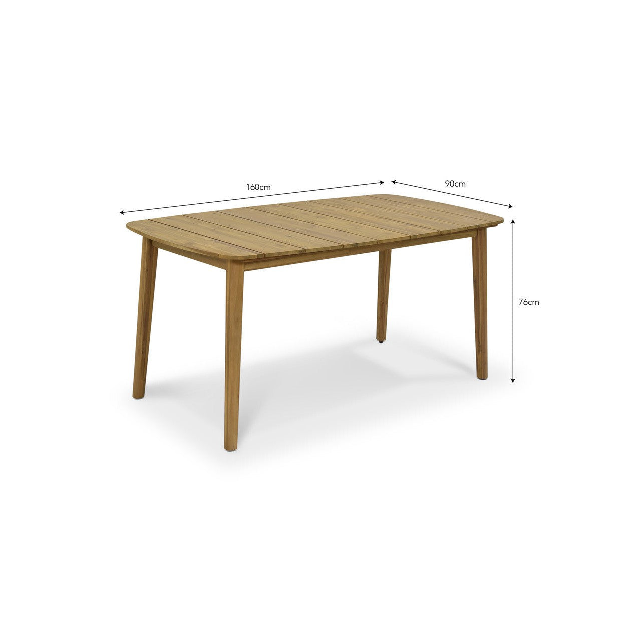 Harford Dining Table | Small | Natural - Outdoor Dining Tables & Sets - Garden Trading - Yester Home