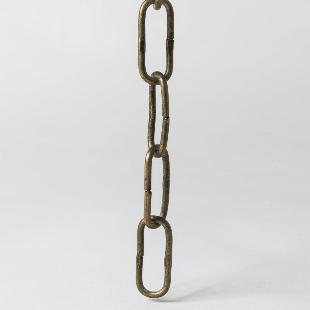 Heavy Antique Brass Chain for Lighting-Chain-Yester Home