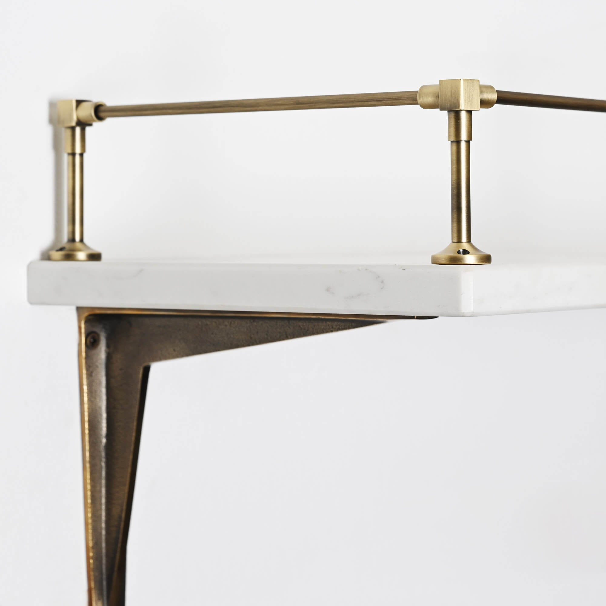 Heritage Gallery Shelf Rail | Aged Brushed Brass - Gallery Rails - Yester Home - Yester Home