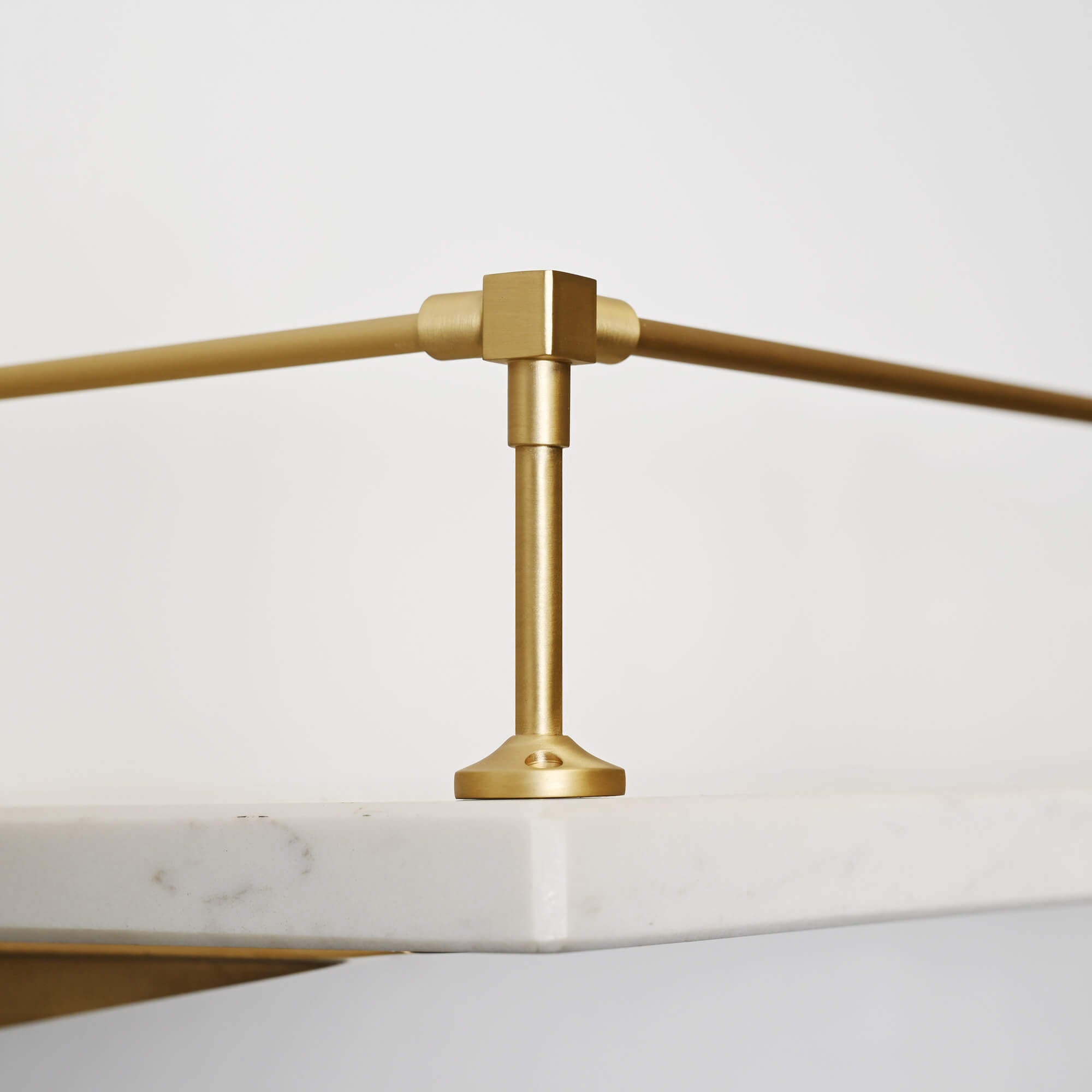 Heritage Gallery Shelf Rail | Brushed Satin Brass Lacquered - Gallery Rails - Yester Home - Yester Home