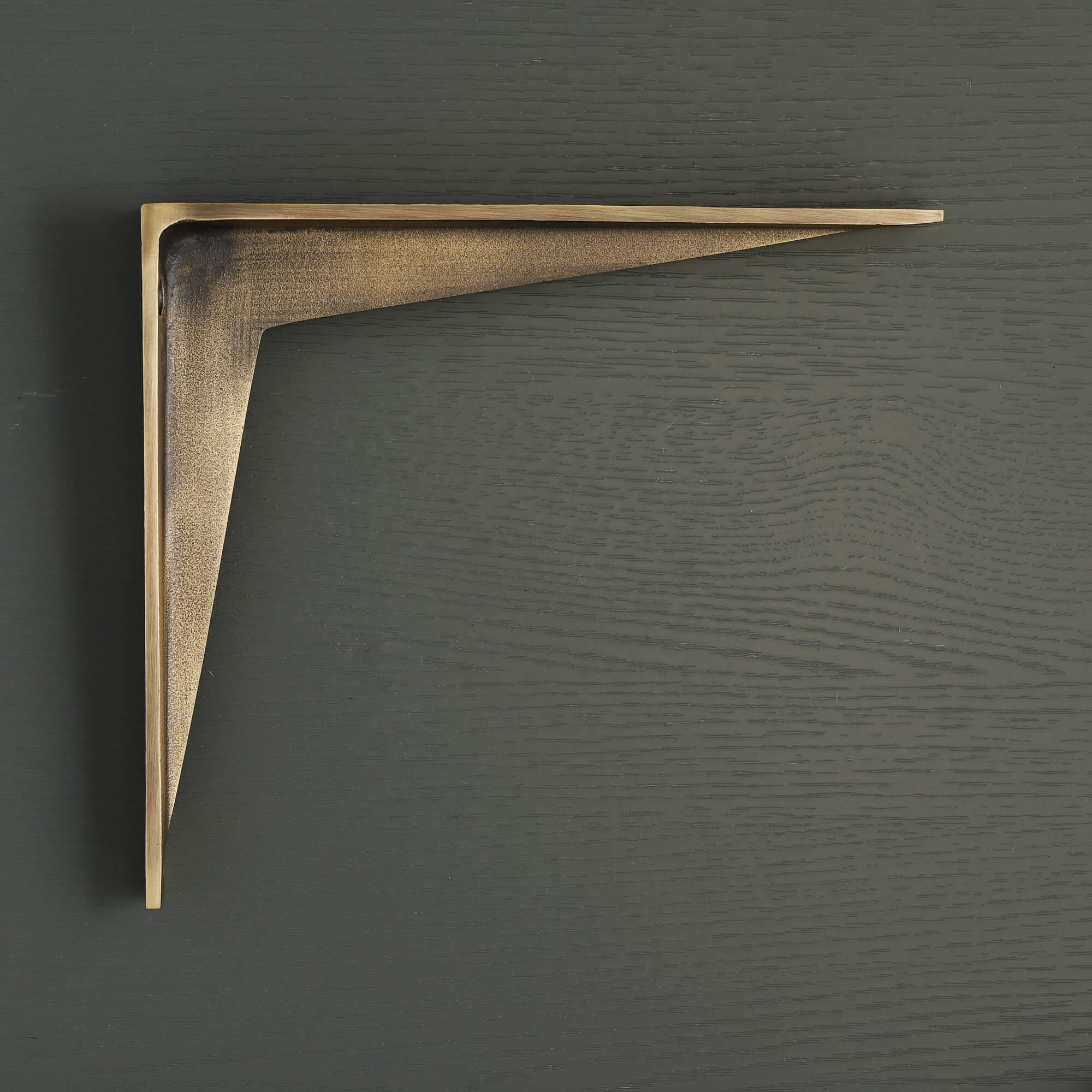 Heritage Shelf Bracket | Aged Brushed Brass - Brass Shelf Brackets - Yester Home - Yester Home