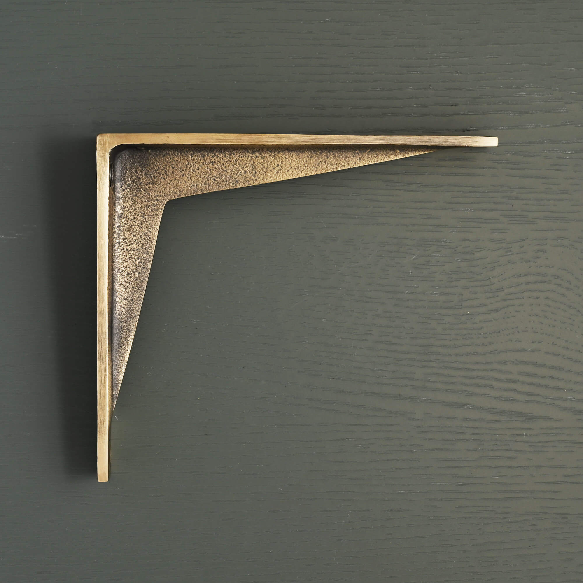 Heritage Shelf Bracket | Aged Brushed Brass - Brass Shelf Brackets - Yester Home - Yester Home