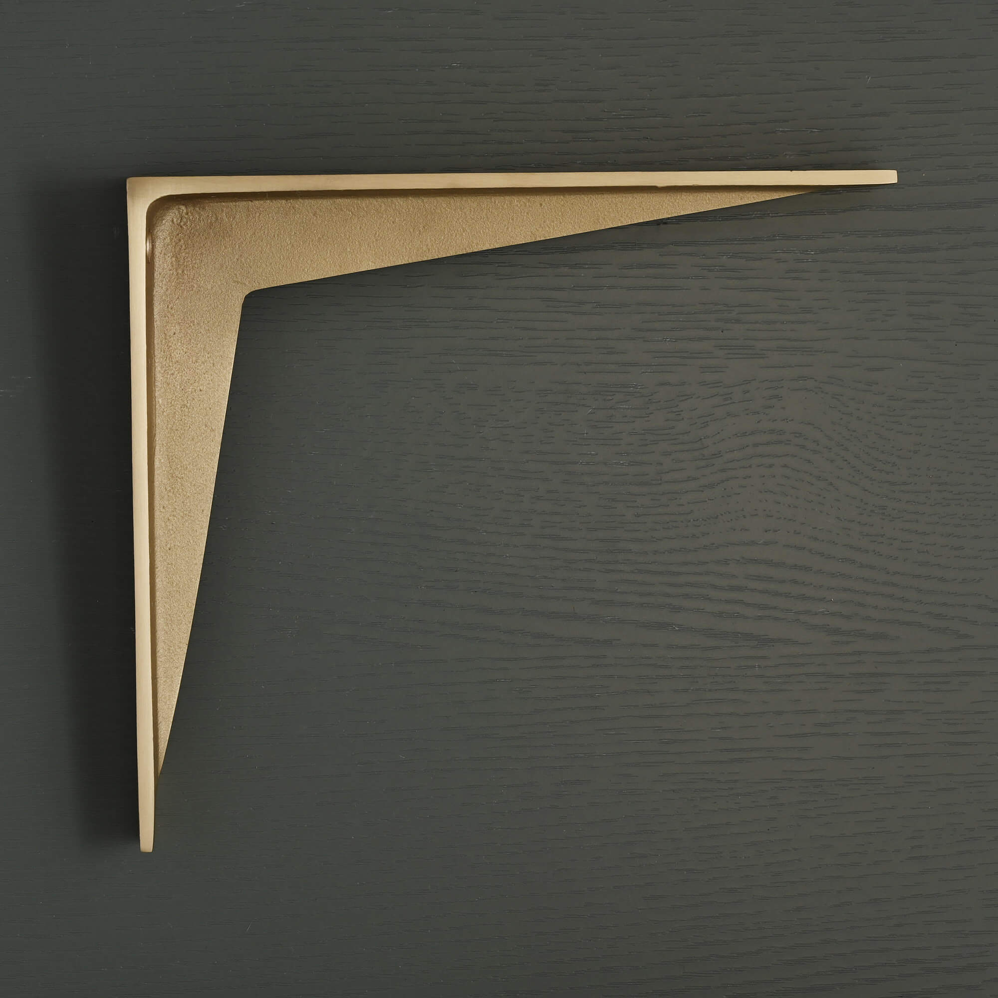 Heritage Shelf Bracket | Brushed Satin Brass Lacquered - Brass Shelf Brackets - Yester Home - Yester Home