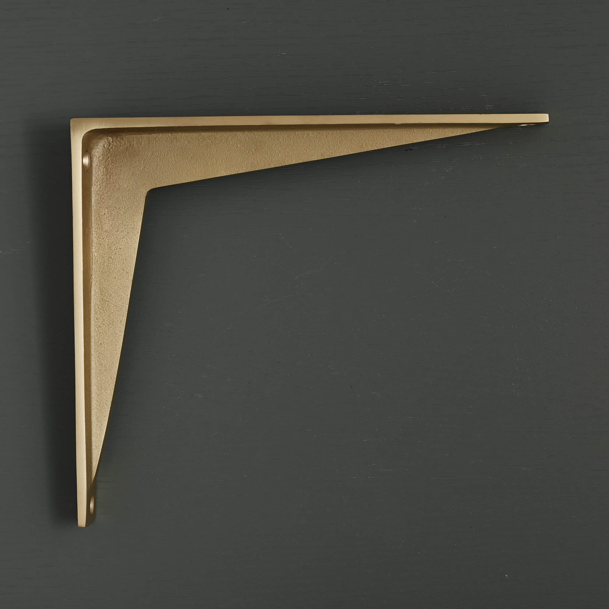 Heritage Shelf Bracket | Brushed Satin Brass Lacquered - Brass Shelf Brackets - Yester Home - Yester Home