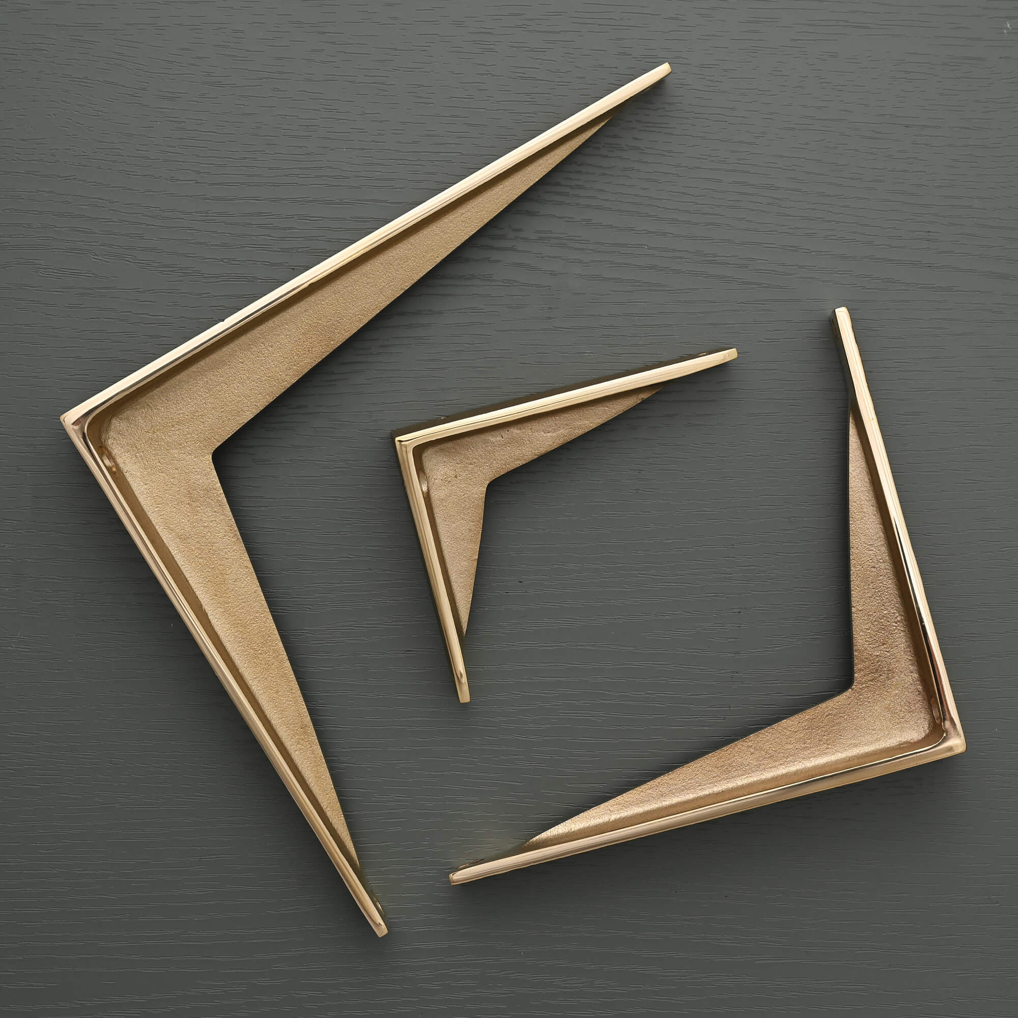 Heritage Shelf Bracket | Polished Brass - Brass Shelf Brackets - Yester Home - Yester Home