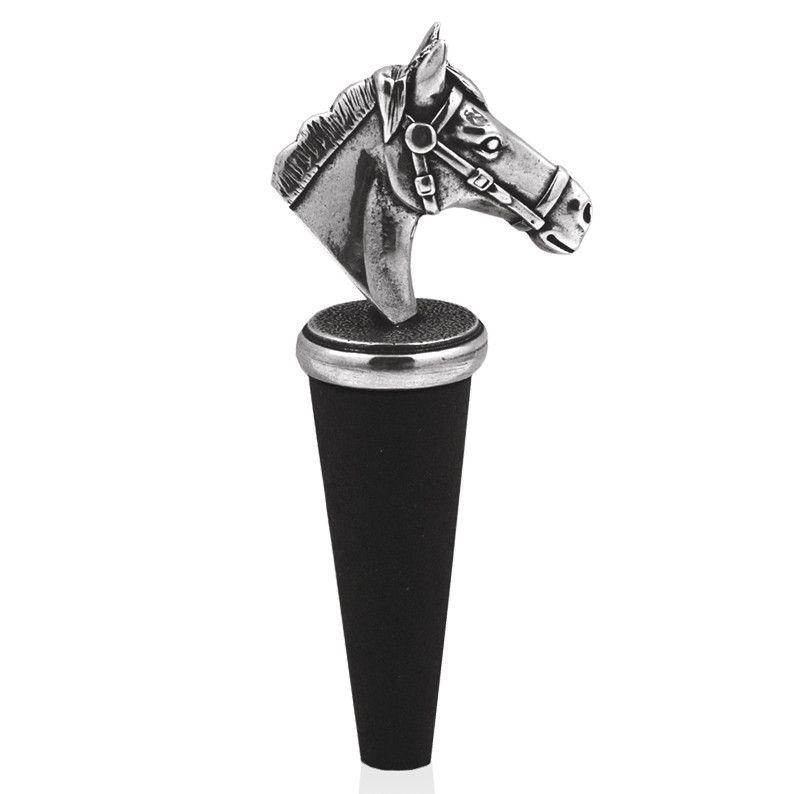 Horse Pewter Wine Bottle Stopper-Wine Bottle Stopper-Yester Home