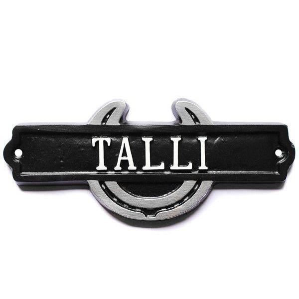 Horseshoe Stable Cast Name Sign-House Signs-Yester Home