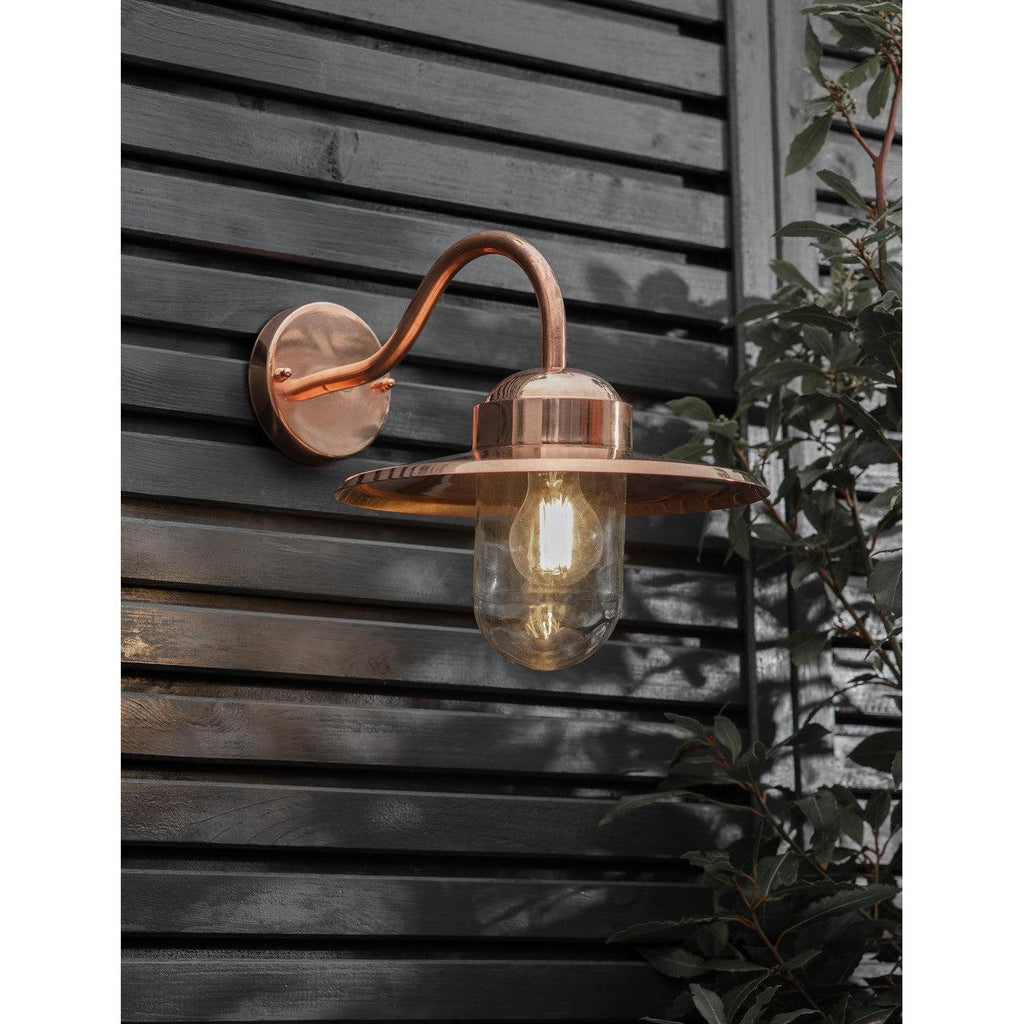 Howick Wall Light - Raw Copper-Outdoor Lighting-Yester Home