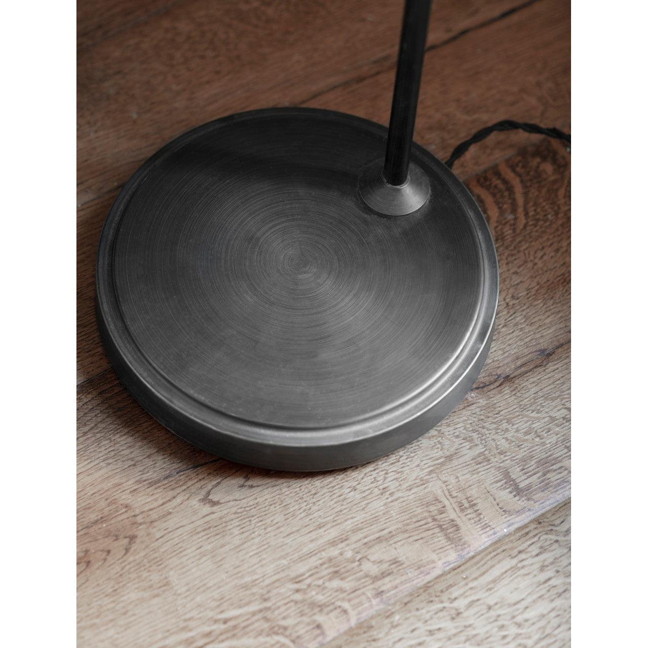 Hoxton Cylinder Floor Lamp in Black - Steel-Floor Lights-Yester Home