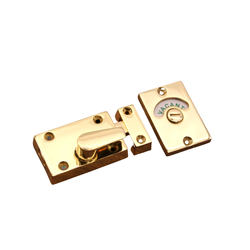 Indicator Bolt Latch Polished Brass-Bathroom Latches-Yester Home