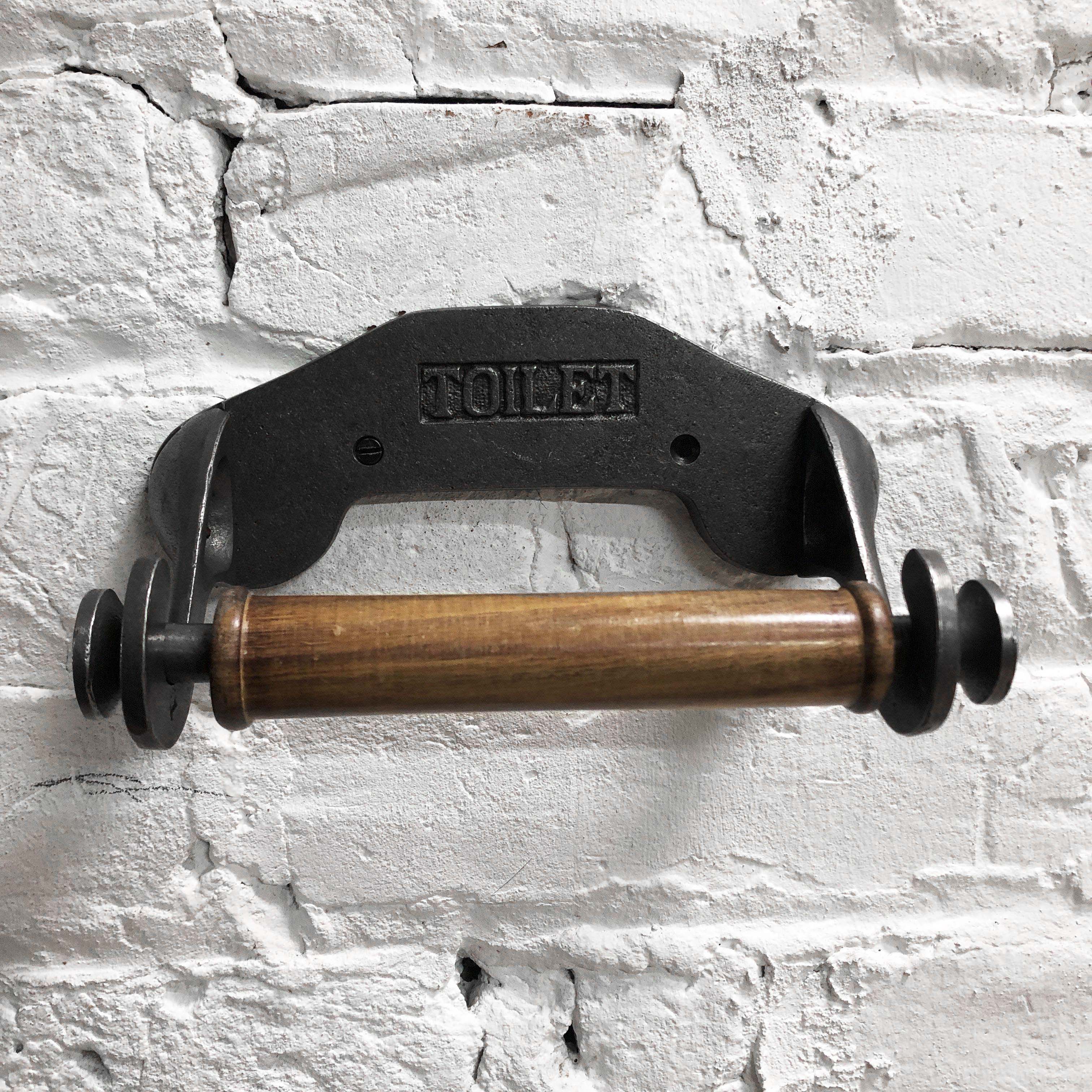 Industrial Hook Toilet Paper Holder-Toilet Paper Holders-Yester Home