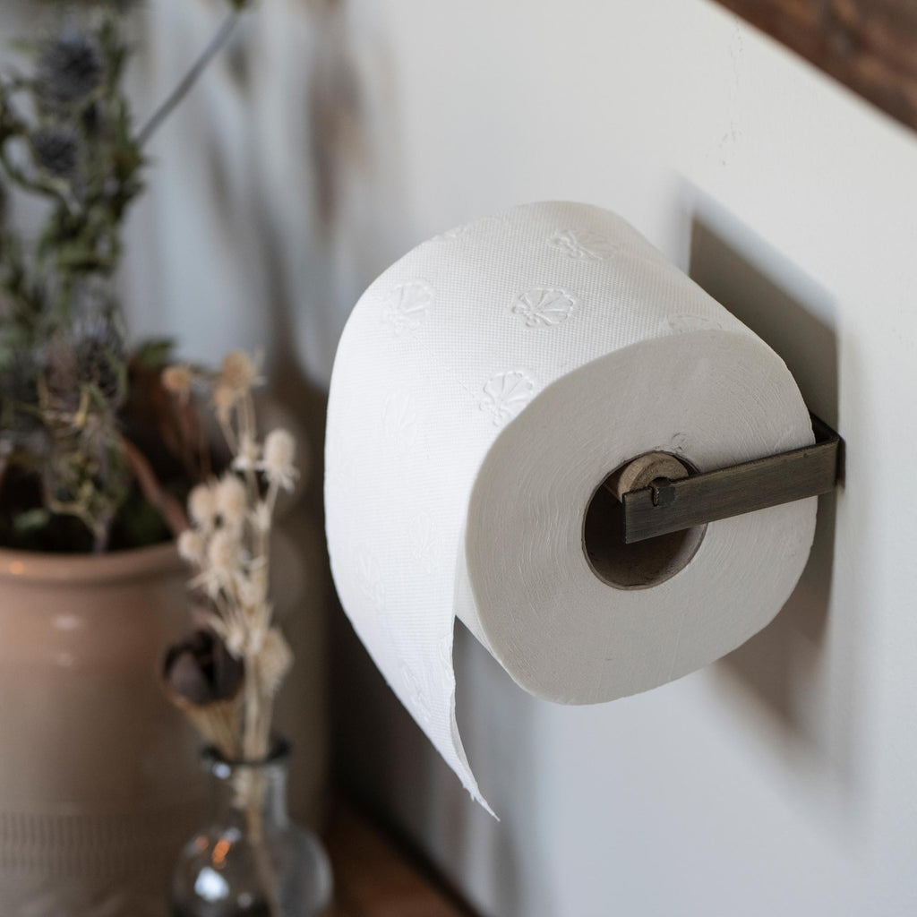 Industrial Style Toilet Roll Holder-Toilet Roll Holders-Yester Home
