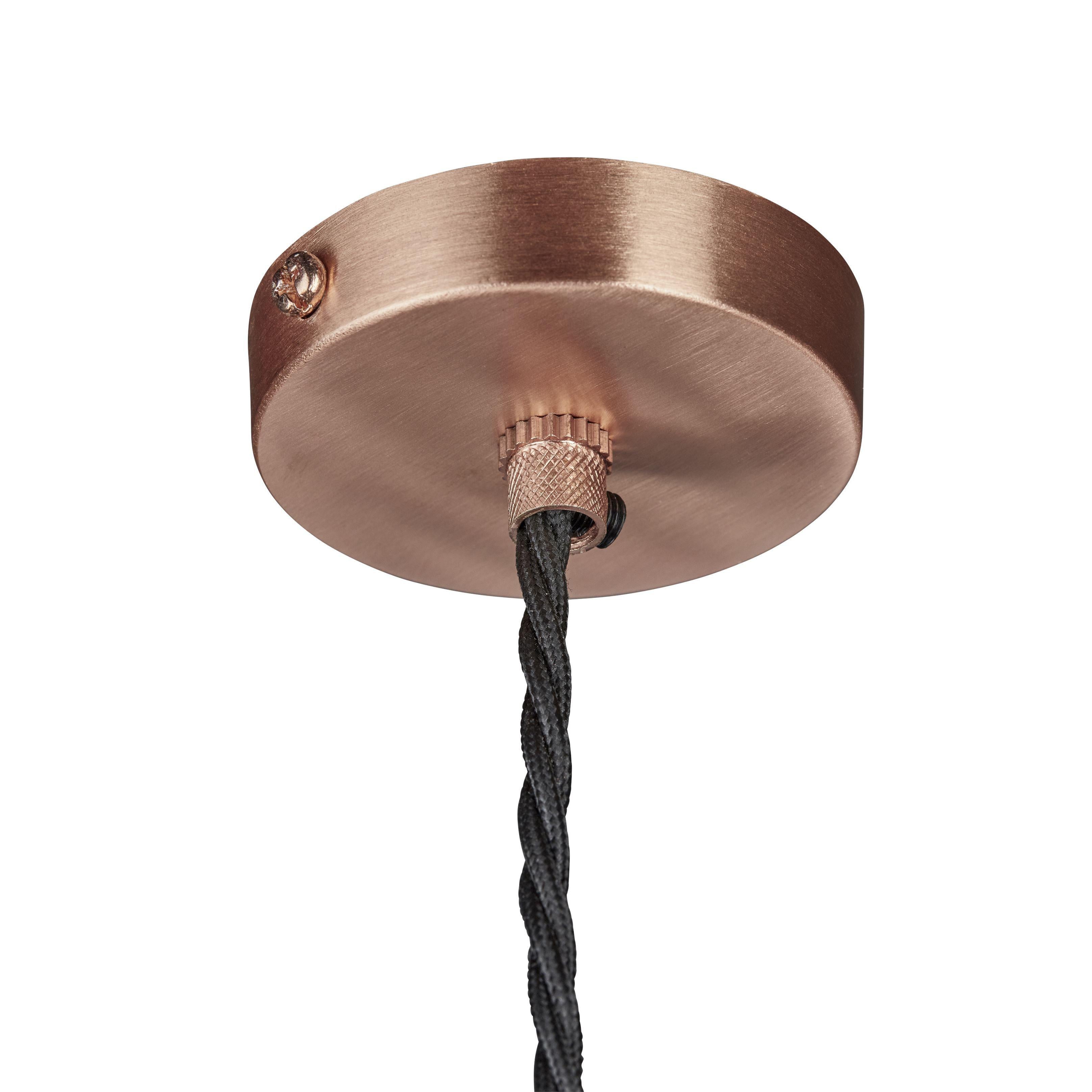 Industville Sleek Edison Pendant - 1 Wire - Copper-Ceiling Lights-Yester Home