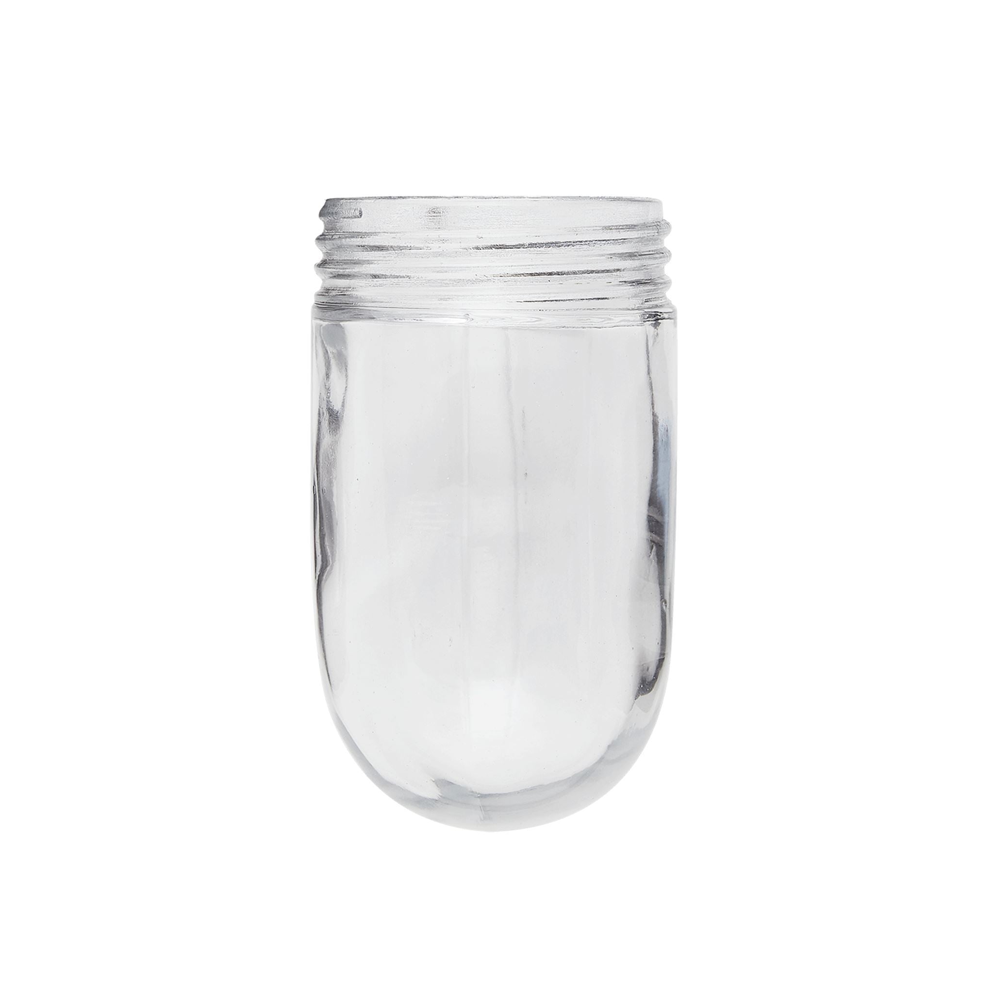 Industville Swan Neck Outdoor & Bathroom Wall Light - Pewter - Tube Glass-Outdoor Lighting-Yester Home