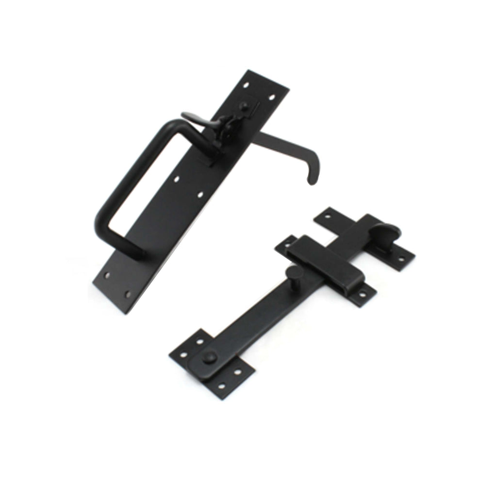 Iron Suffolk Latch Black-Latches & Bolts-Yester Home