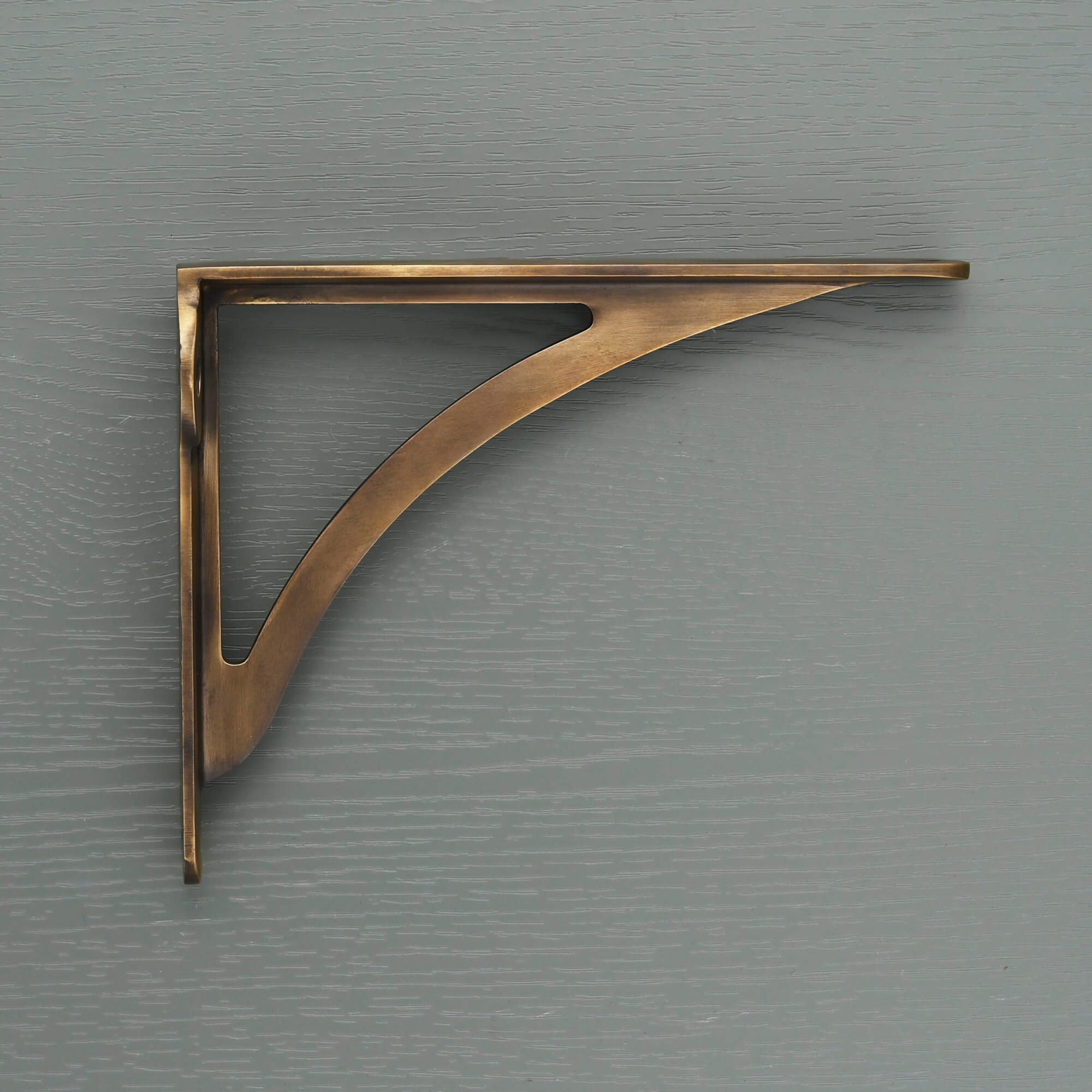 Ironbridge Aged Brass Shelf Brackets | 4.5/6/7/8/10" - Brass Shelf Brackets - Yester Home - Yester Home