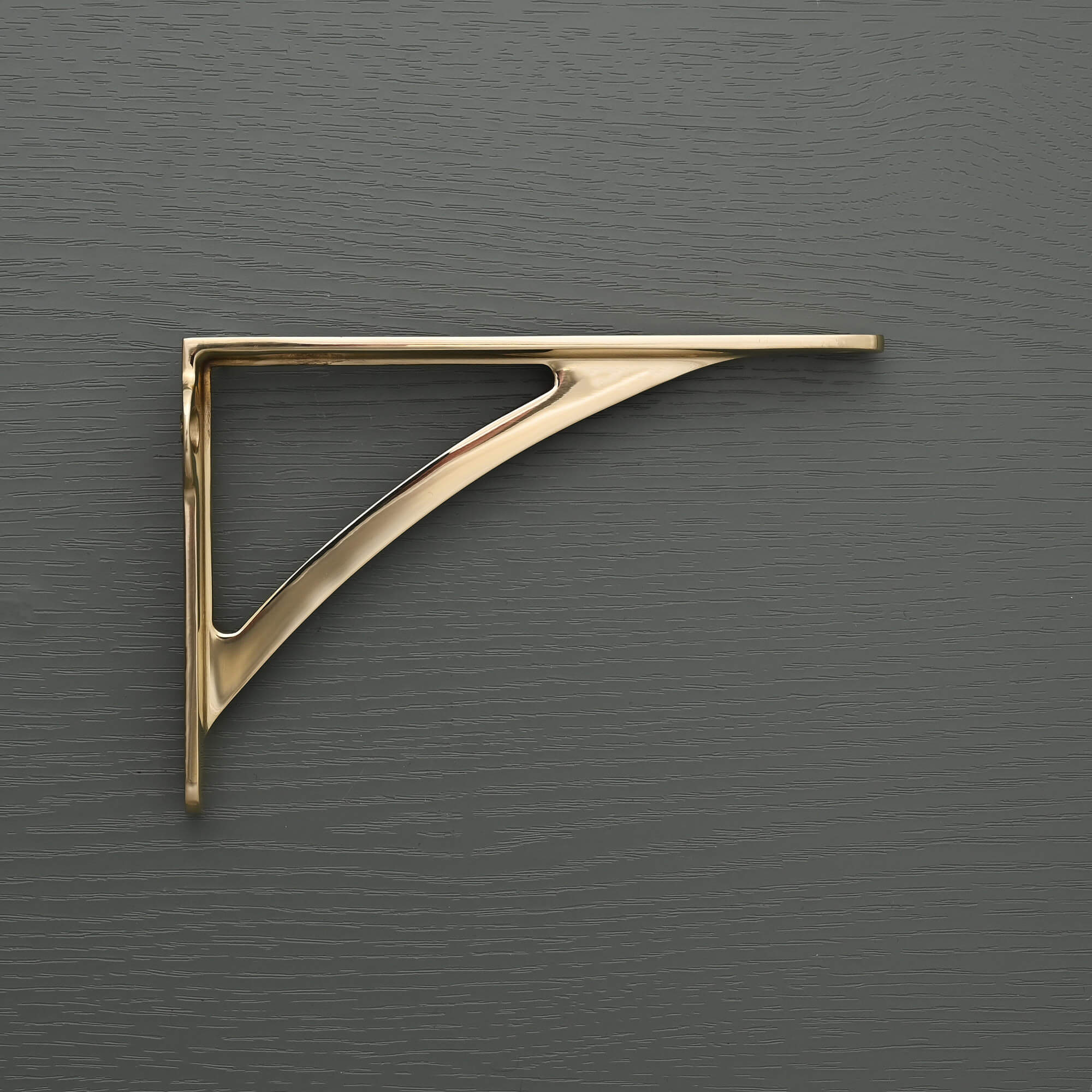 Ironbridge Polished Brass Shelf Brackets | 4.5/6/7/8/10" - Brass Shelf Brackets - Yester Home - Yester Home