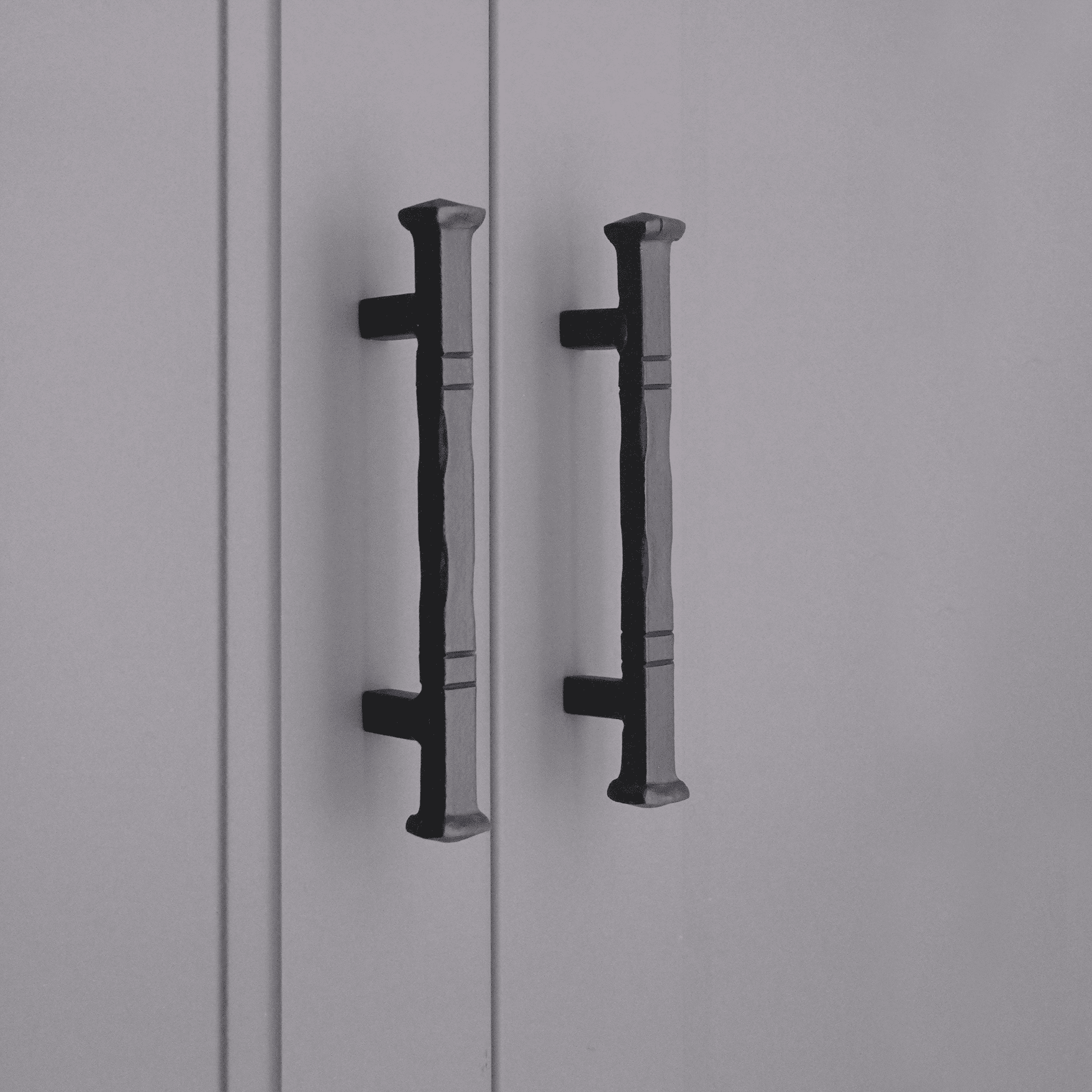 Jade Pull Handle Small Matt Black-Cabinet Handles-Yester Home