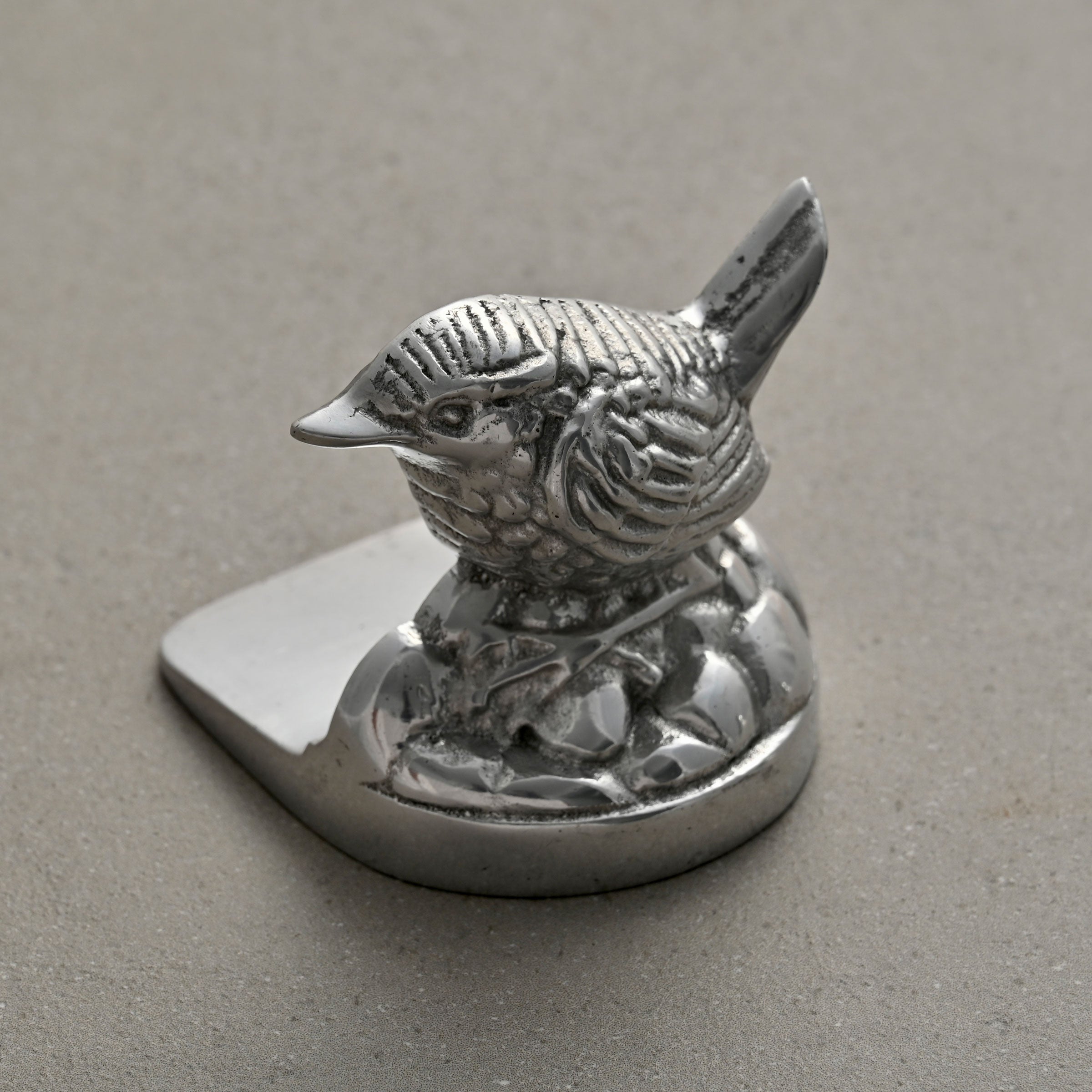Jenny Wren Cast Iron Door Wedge-Door Stops-Yester Home