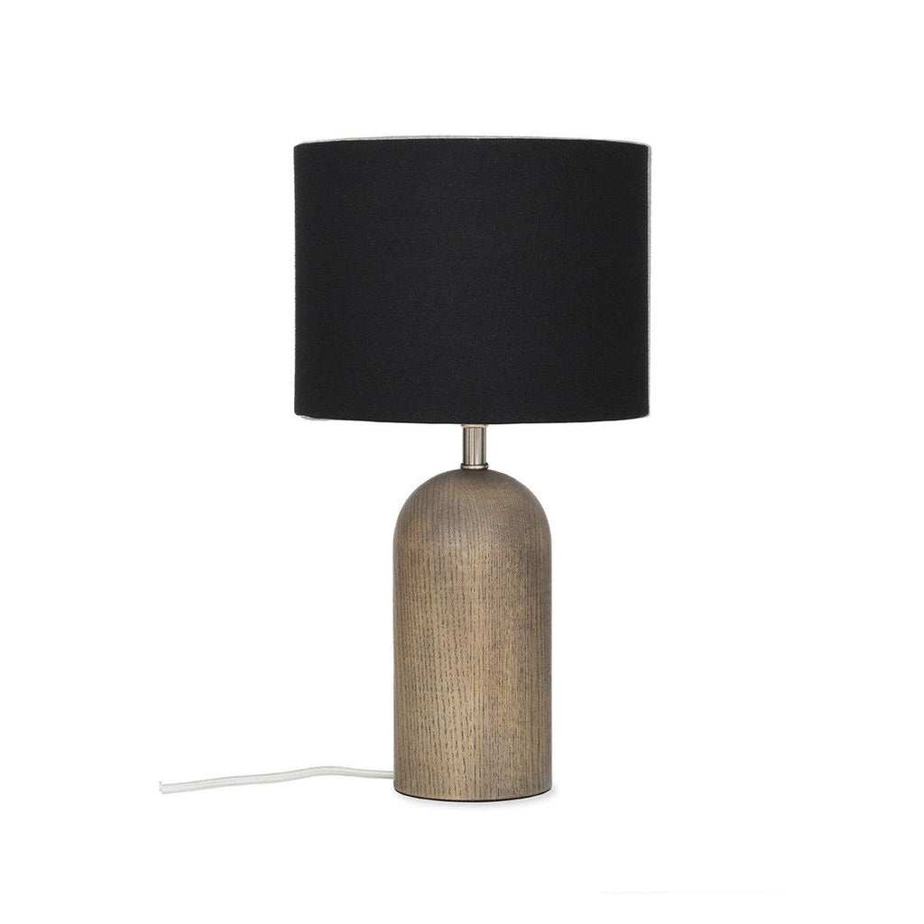 Kingsbury Table Lamp with Shade in Black - Ash-Table & Desk Lamps-Yester Home