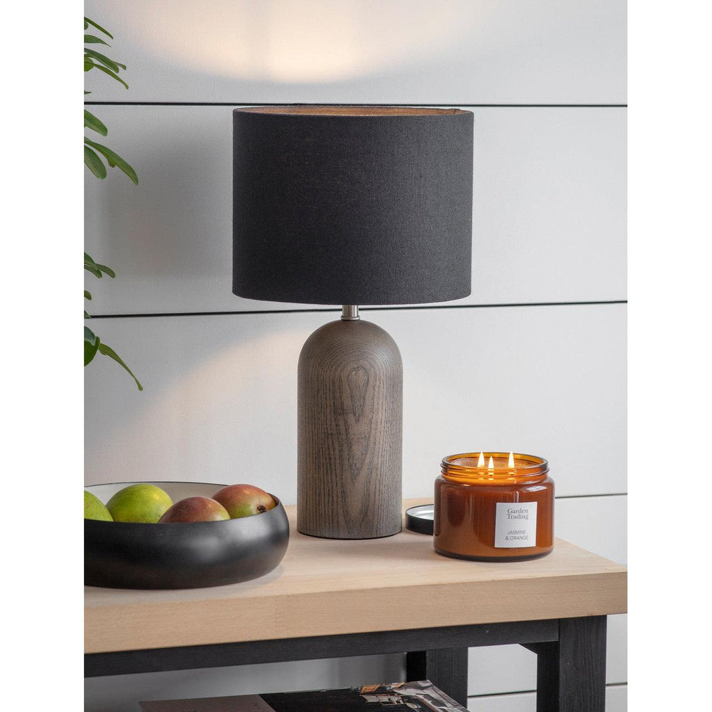 Kingsbury Table Lamp with Shade in Black - Ash-Table & Desk Lamps-Yester Home