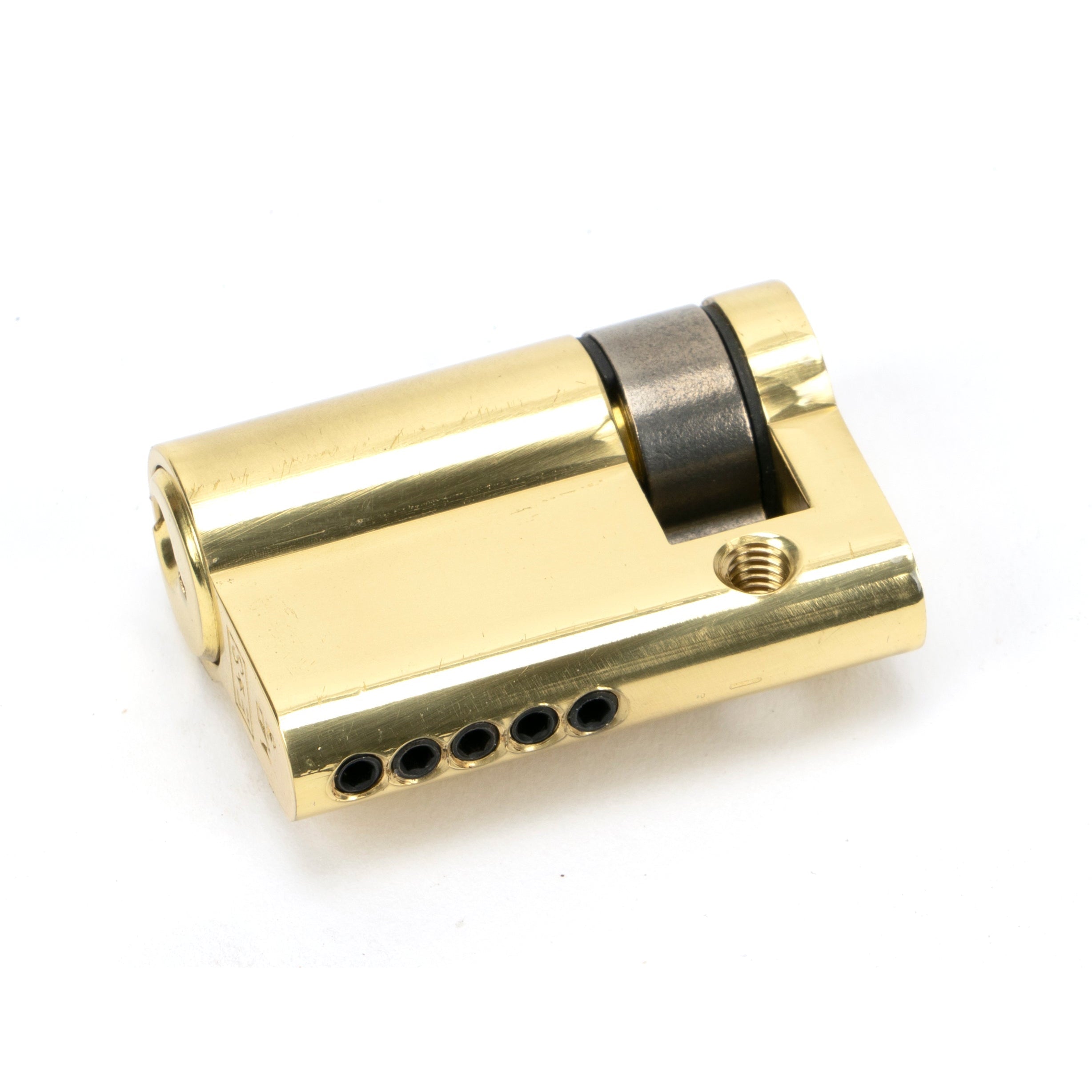 Lacquered Brass 35/10 5pin Single Cylinder | From The Anvil-Euro Cylinders-Yester Home