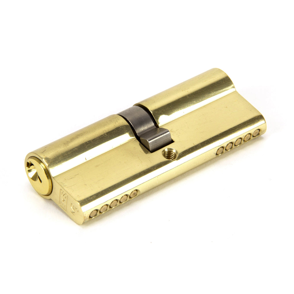 Lacquered Brass 40/40 Euro Cylinder | From The Anvil-Euro Cylinders-Yester Home