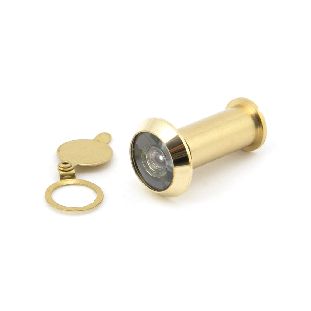 Lacquered Brass Door Viewer 180° (34-56mm Door) | From The Anvil-Security-Yester Home