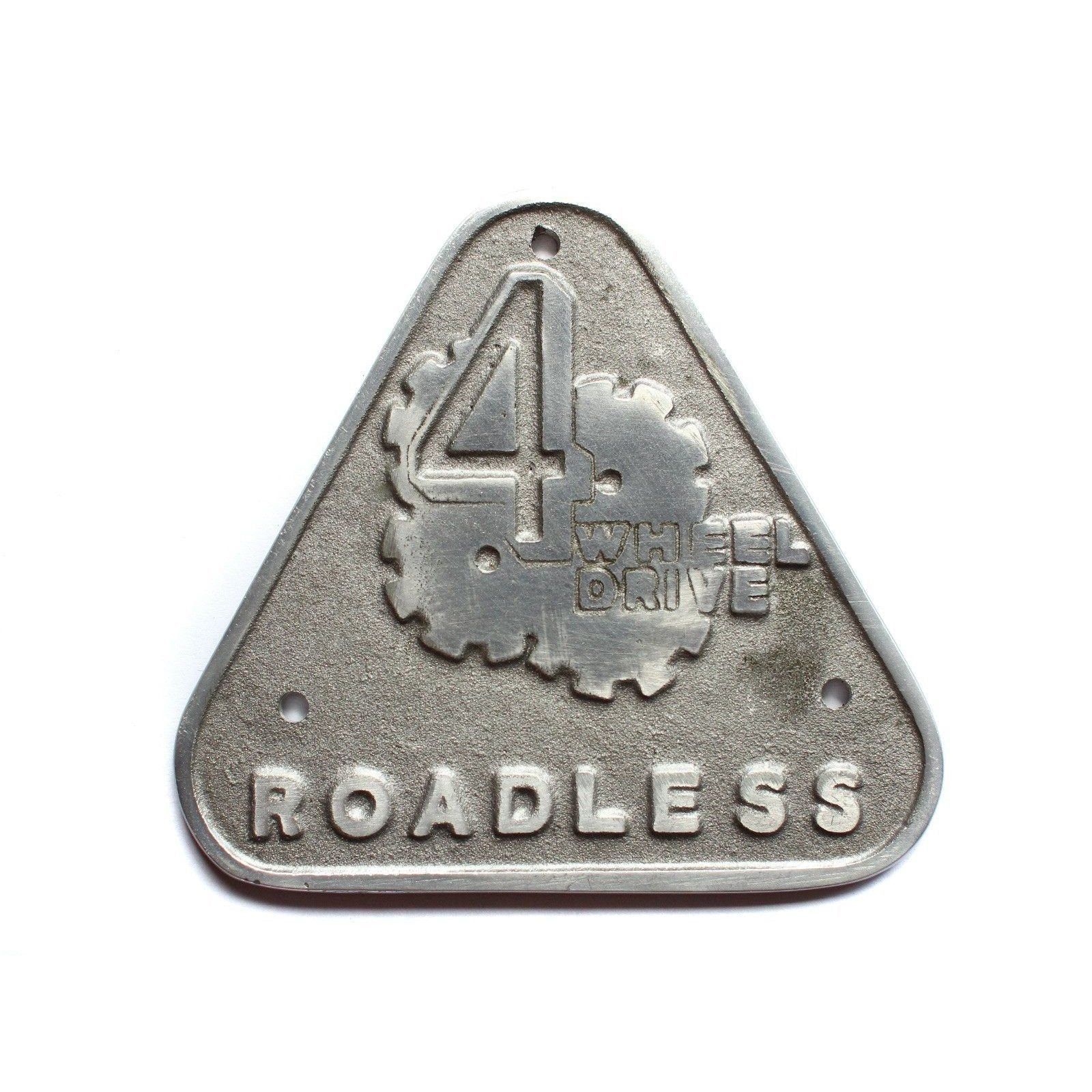 Land Rover 4 Wheel Drive Badge Sign-Automobilia-Yester Home