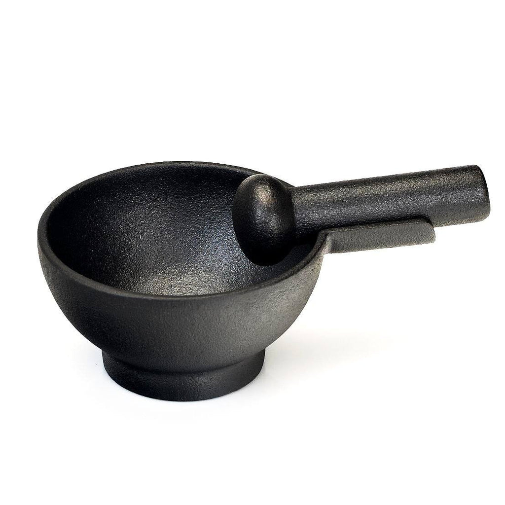 Large Cast Iron Pestle & Mortar-Kitchen Accessories-Yester Home