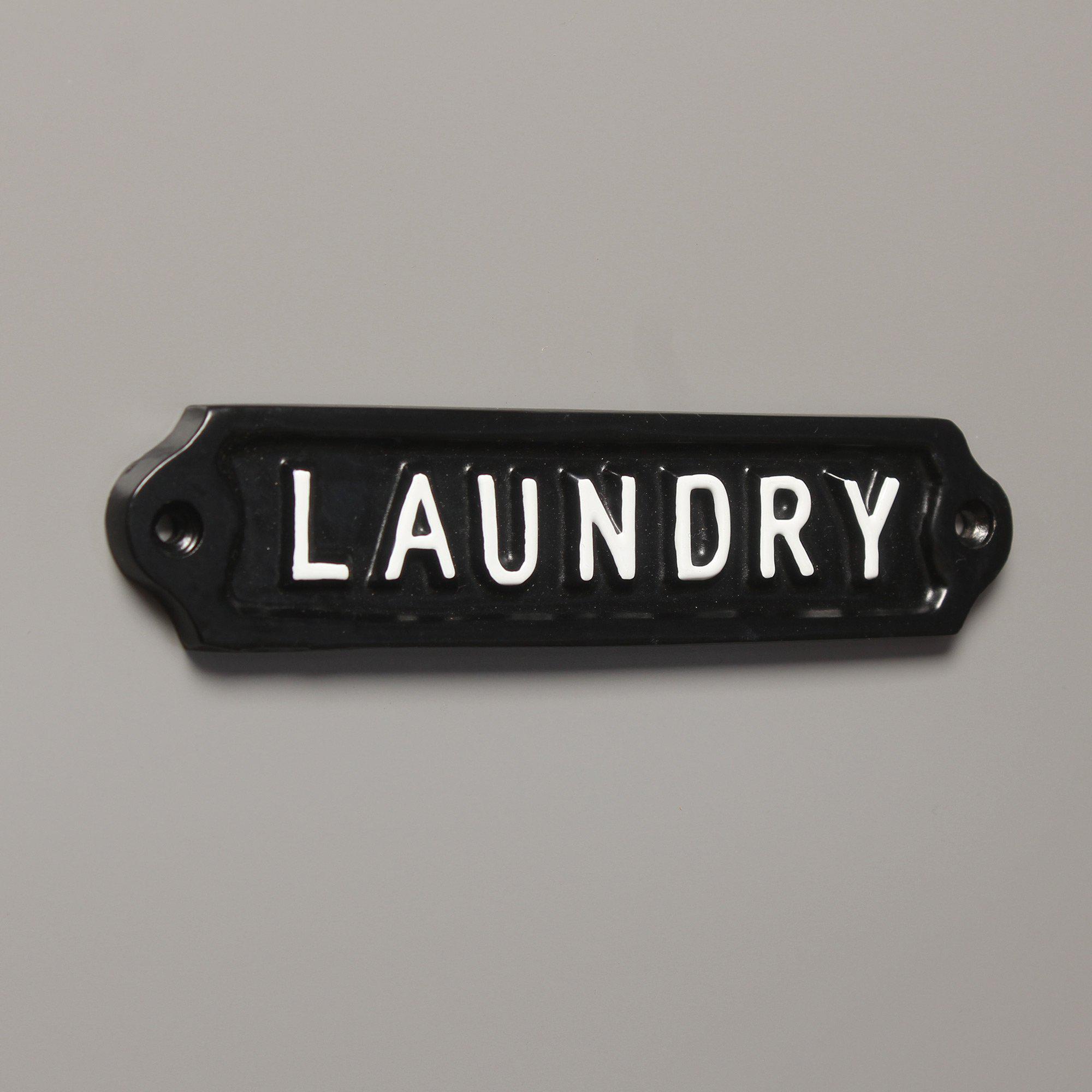 Vintage Laundry Sign-Room Signs-Yester Home