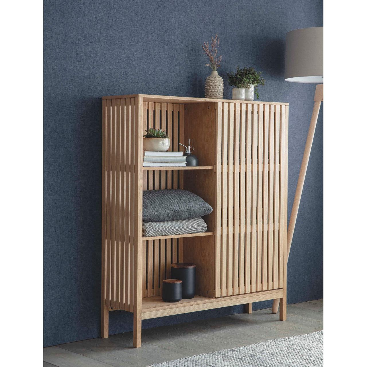 Linear Large Storage Unit - Ash-Consoles & Sideboards-Yester Home