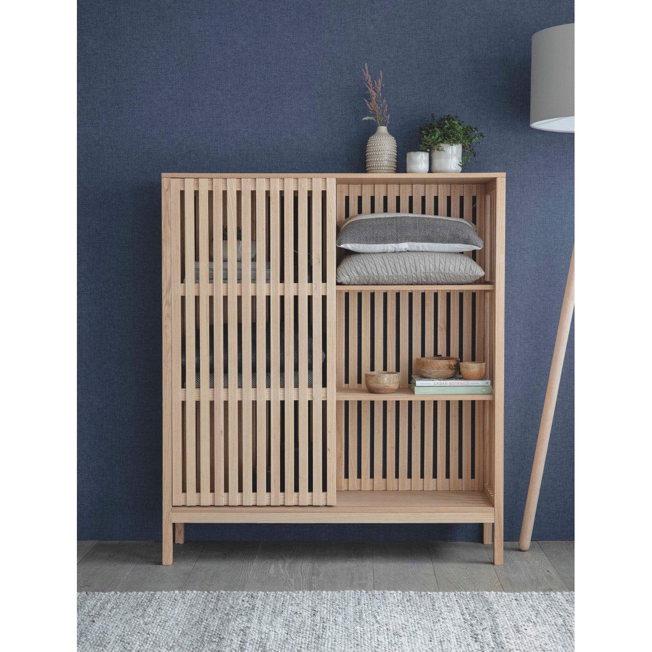 Linear Large Storage Unit - Ash-Consoles & Sideboards-Yester Home