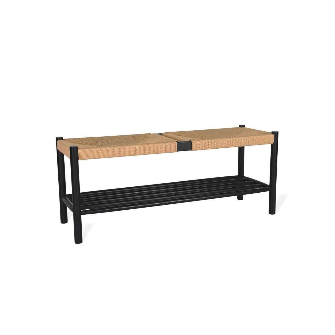 Longworth Hallway Bench | Black - Shoe Storage - Garden Trading - Yester Home