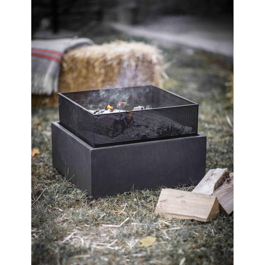 Lyneham Square Firepit-Fire Pits & Braziers-Yester Home