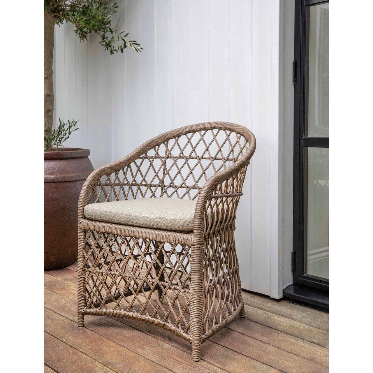 Lynmouth Chair | Natural-Outdoor Chairs & Loungers-Yester Home