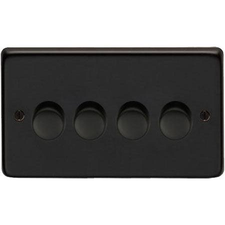MB Quad LED Dimmer Switch | From The Anvil-Electrical Switches & Sockets-Yester Home