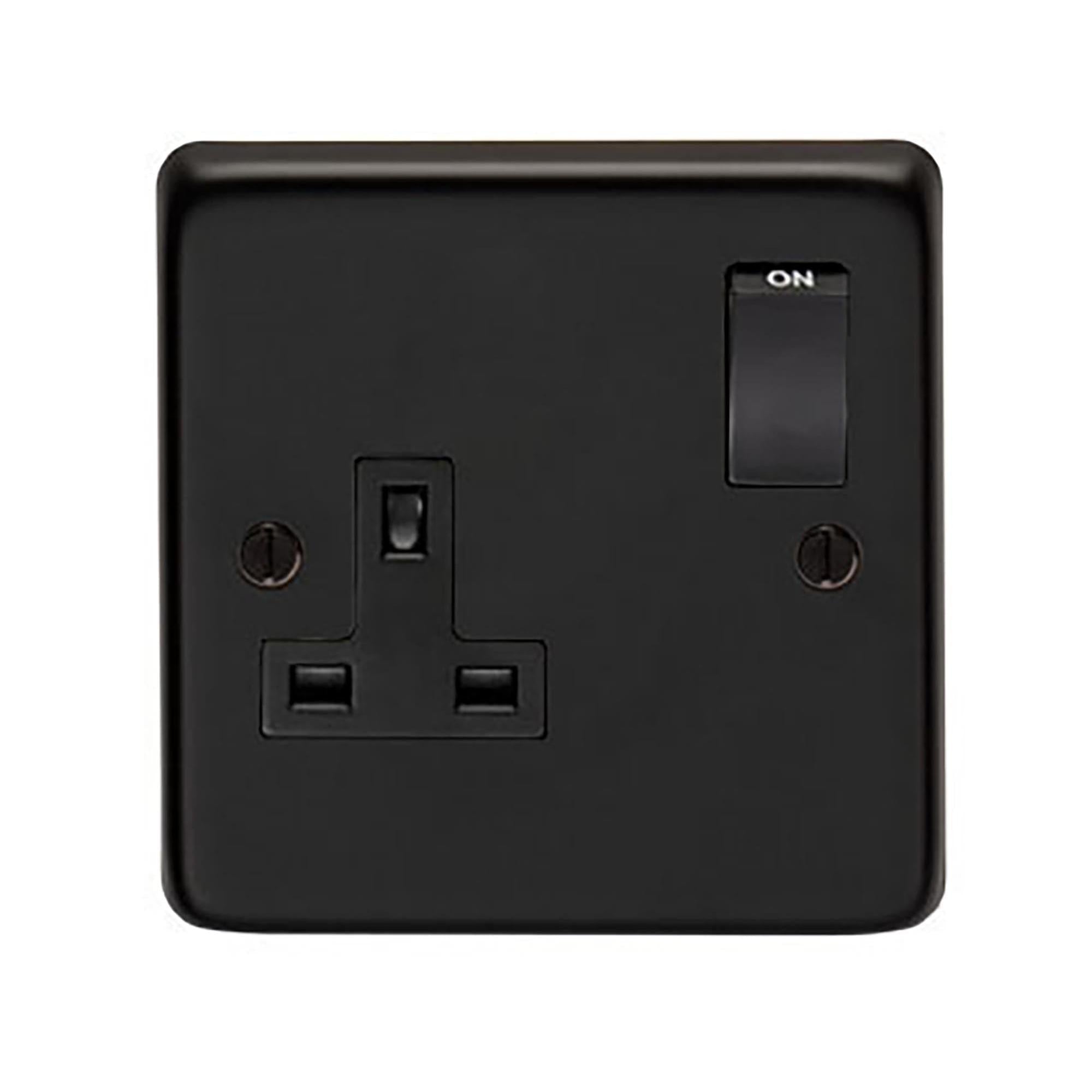 MB Single 13 Amp Switched Socket | From The Anvil - Electrical Switches & Sockets - From The Anvil - Yester Home