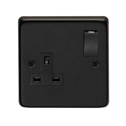 MB Single 13 Amp Switched Socket | From The Anvil-Electrical Switches & Sockets-Yester Home