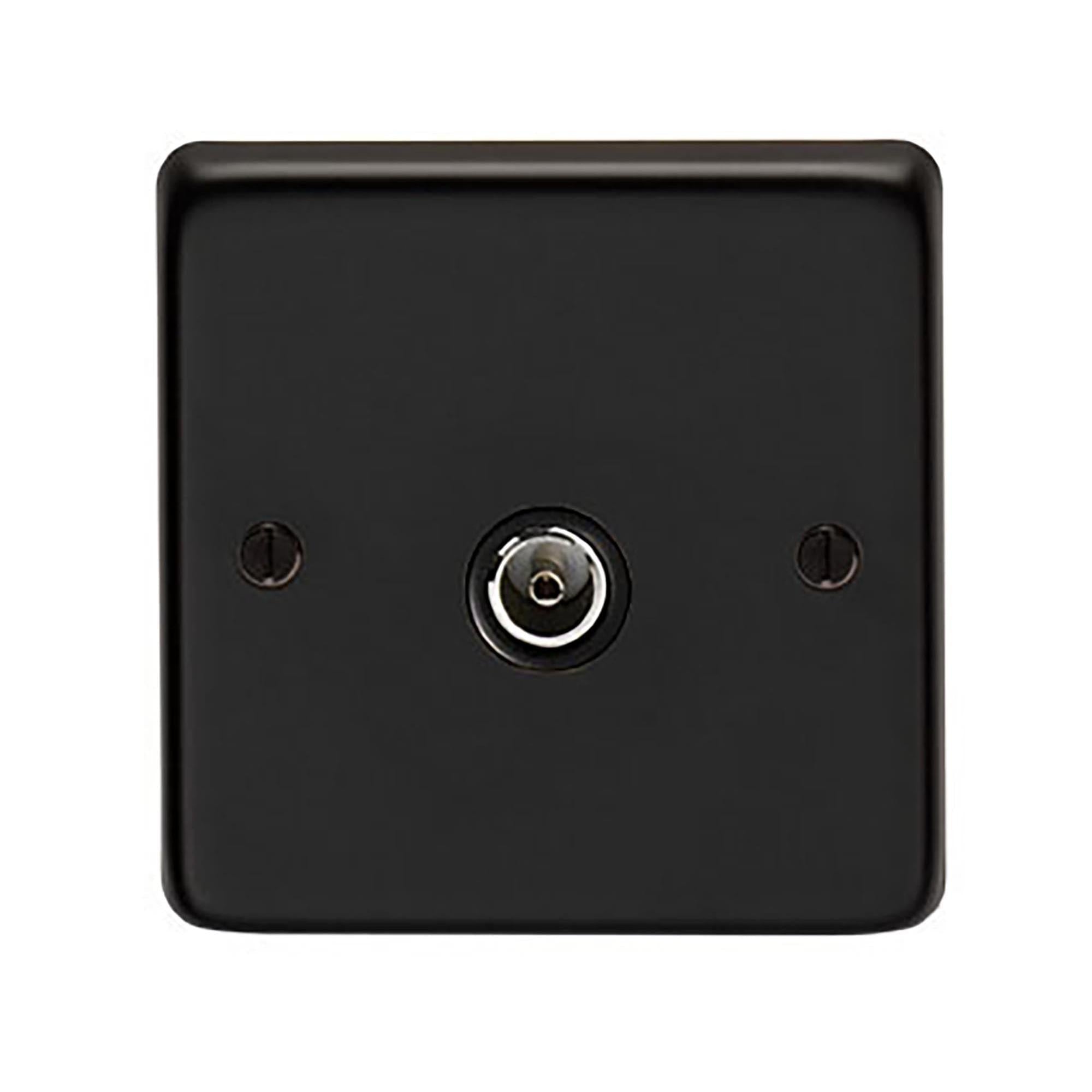 MB Single TV Socket | From The Anvil - Electrical Switches & Sockets - From The Anvil - Yester Home