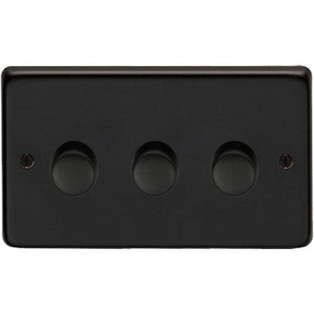 MB Triple LED Dimmer Switch | From The Anvil-Electrical Switches & Sockets-Yester Home