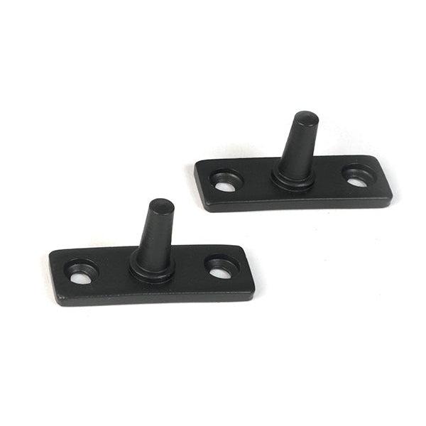 Matt Black 10" Hammered Newbury Stay | From The Anvil-Stays-Yester Home