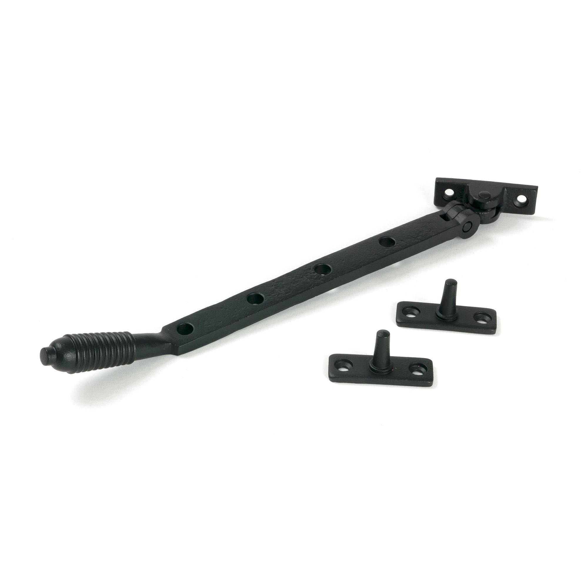 Matt Black 10" Reeded Stay - Stays - From The Anvil - Yester Home