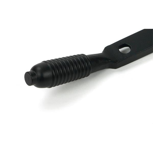 Matt Black 10" Reeded Stay (Steel Window) - Stays - From The Anvil - Yester Home